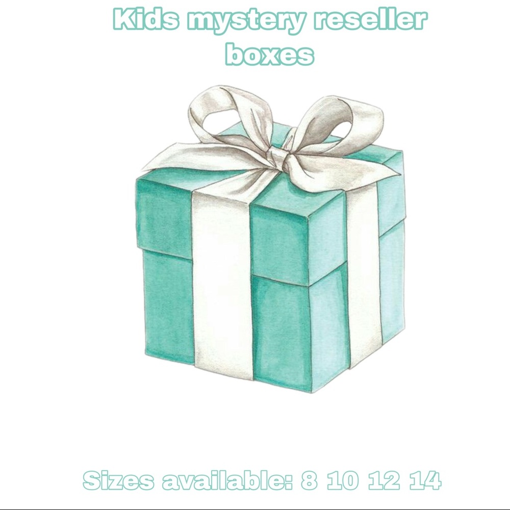 Kids reseller boxes xl large medium 8 10 12 14